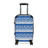 Fair Isle Knitting Cabin Suitcase